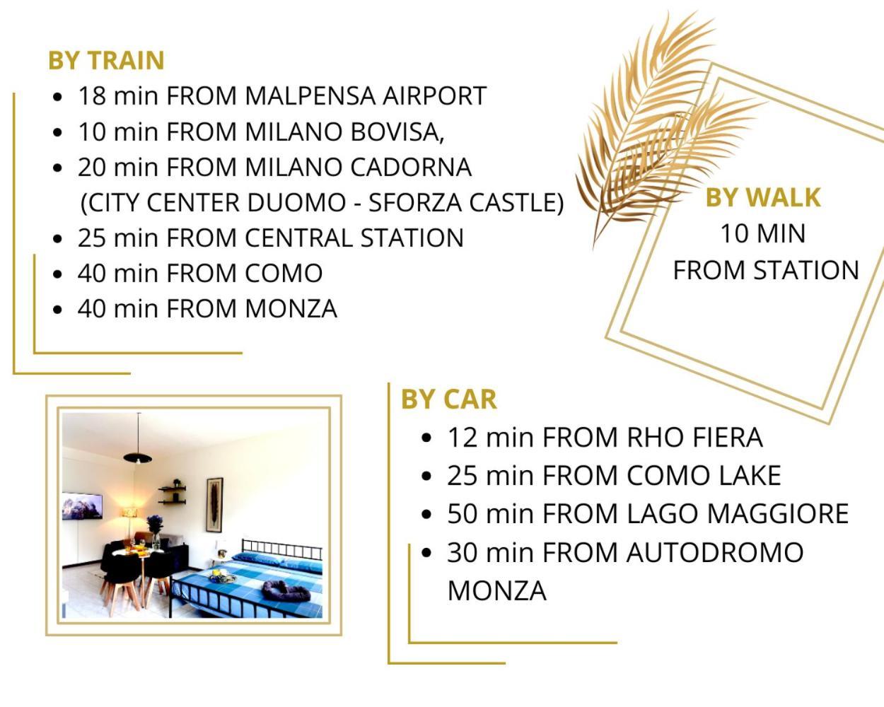 A Due Passi - 2 Milano - Como - Malpensa Aeroporto - Rho Fiera ซารอนโน ภายนอก รูปภาพ